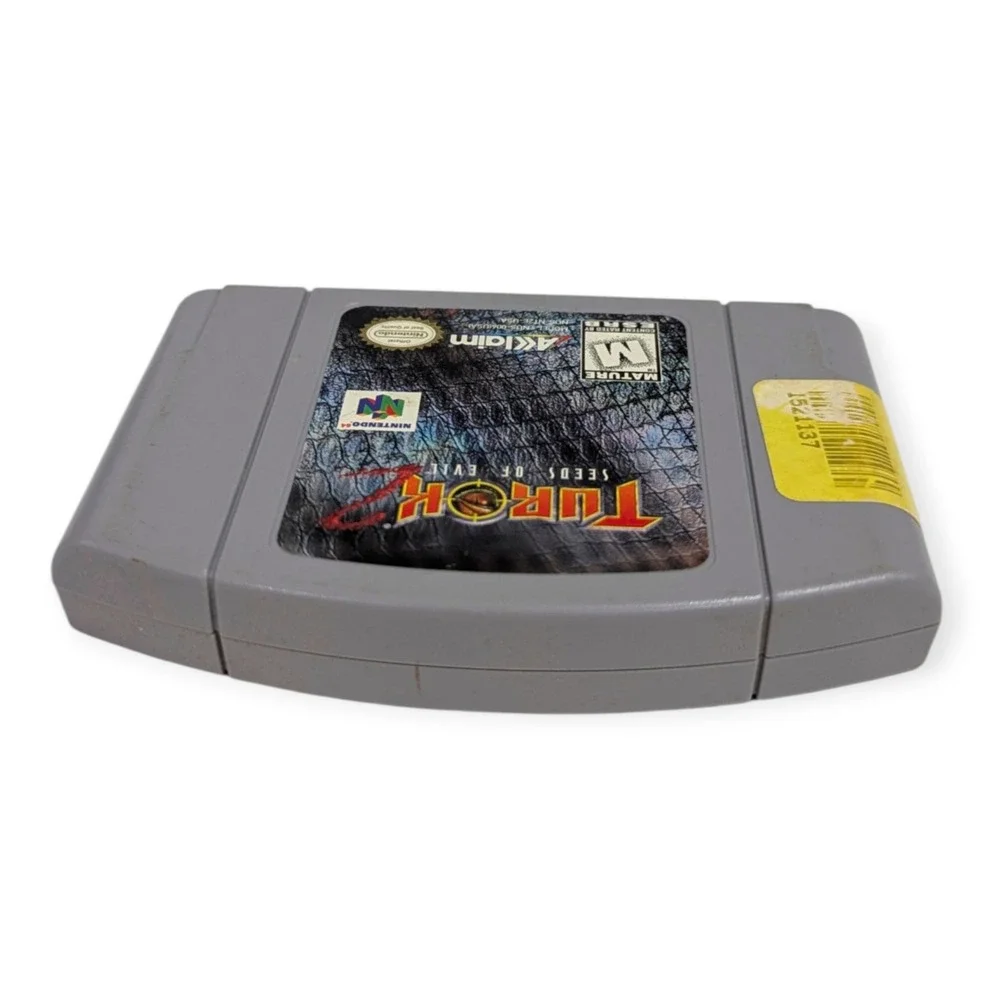 Turok 2 Seeds of Evil Nintendo 64 N64 Video‎ Game Cartridge Acclaim NUS-006 USA